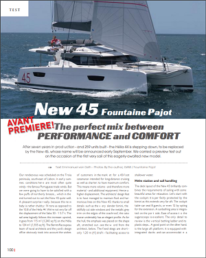 Fountaine Pajot ELBA 45 review by Multihulls World 2019