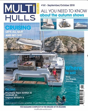 Astrea 42 Review - Fountaine Pajot - by Multihulls World #161 in Sept/Oct 2018