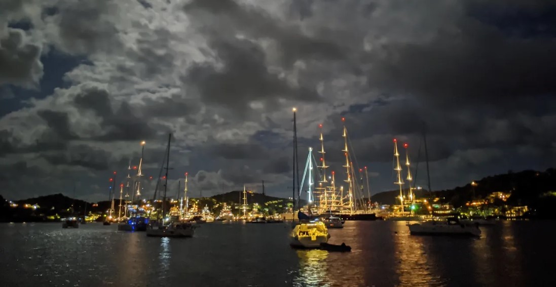 Endless Journey under the full moon in Antigua & drone shots (video)