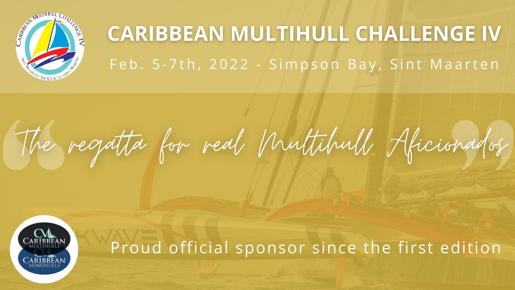 Caribbean Multihulls is a proud sponsor of the Caribbean Multihull Challenge