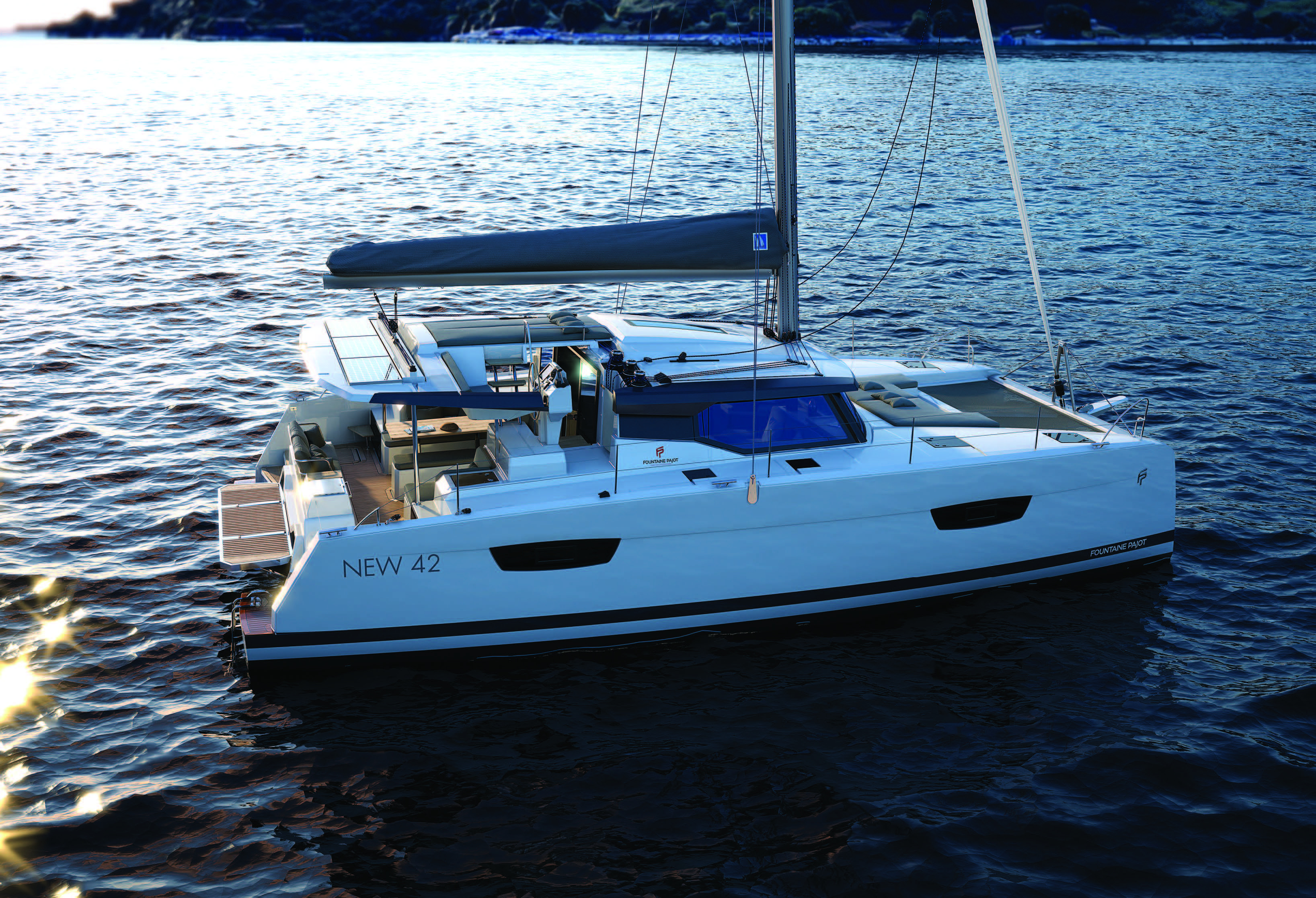 NEW 42 Fountaine Pajot new sailing catamaran