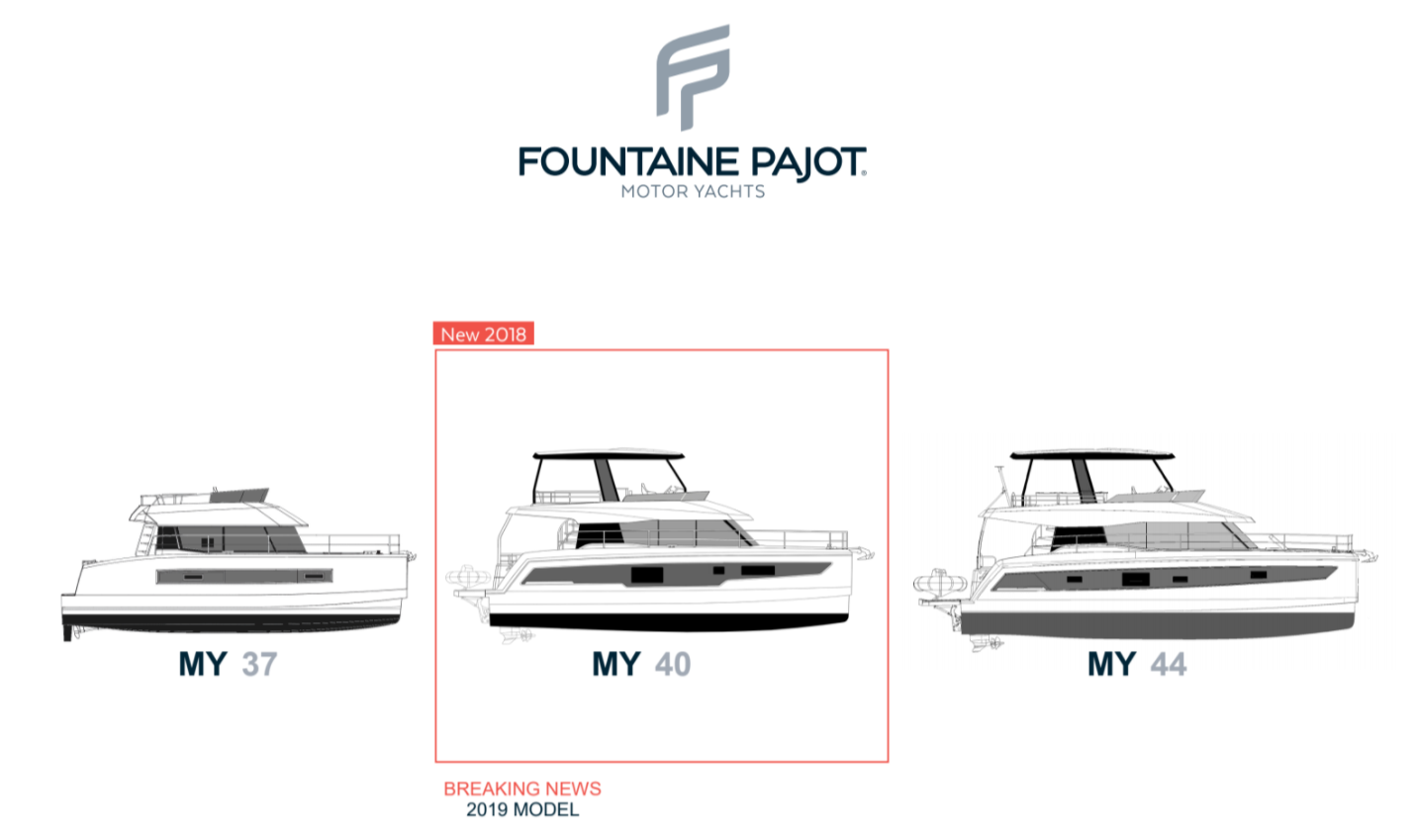 Motor Yachts - Fountaine Pajot range now includes a MY 40