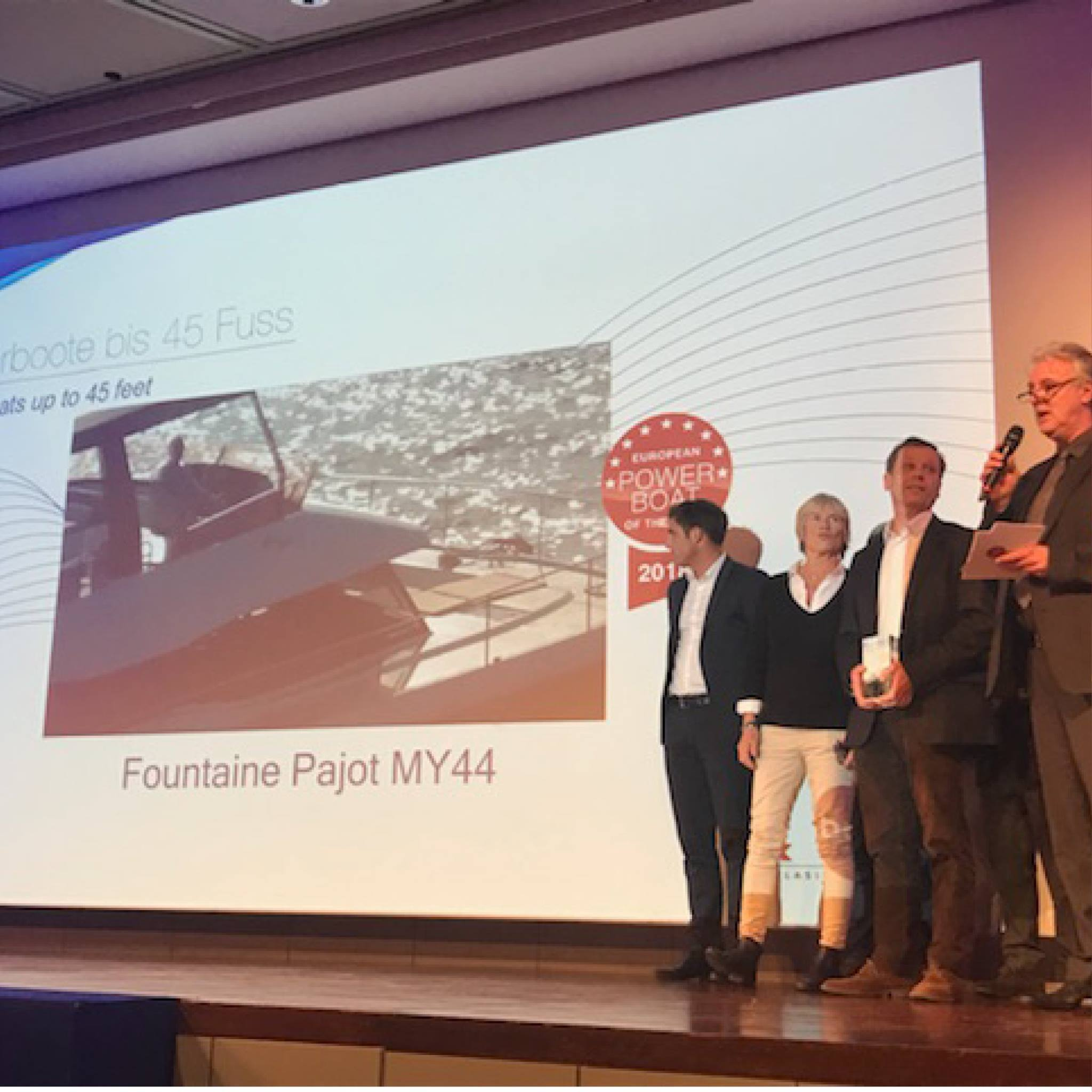 MY 44 Fountaine Pajot European Powerboat Award in BOOT Dusseldorf 2018