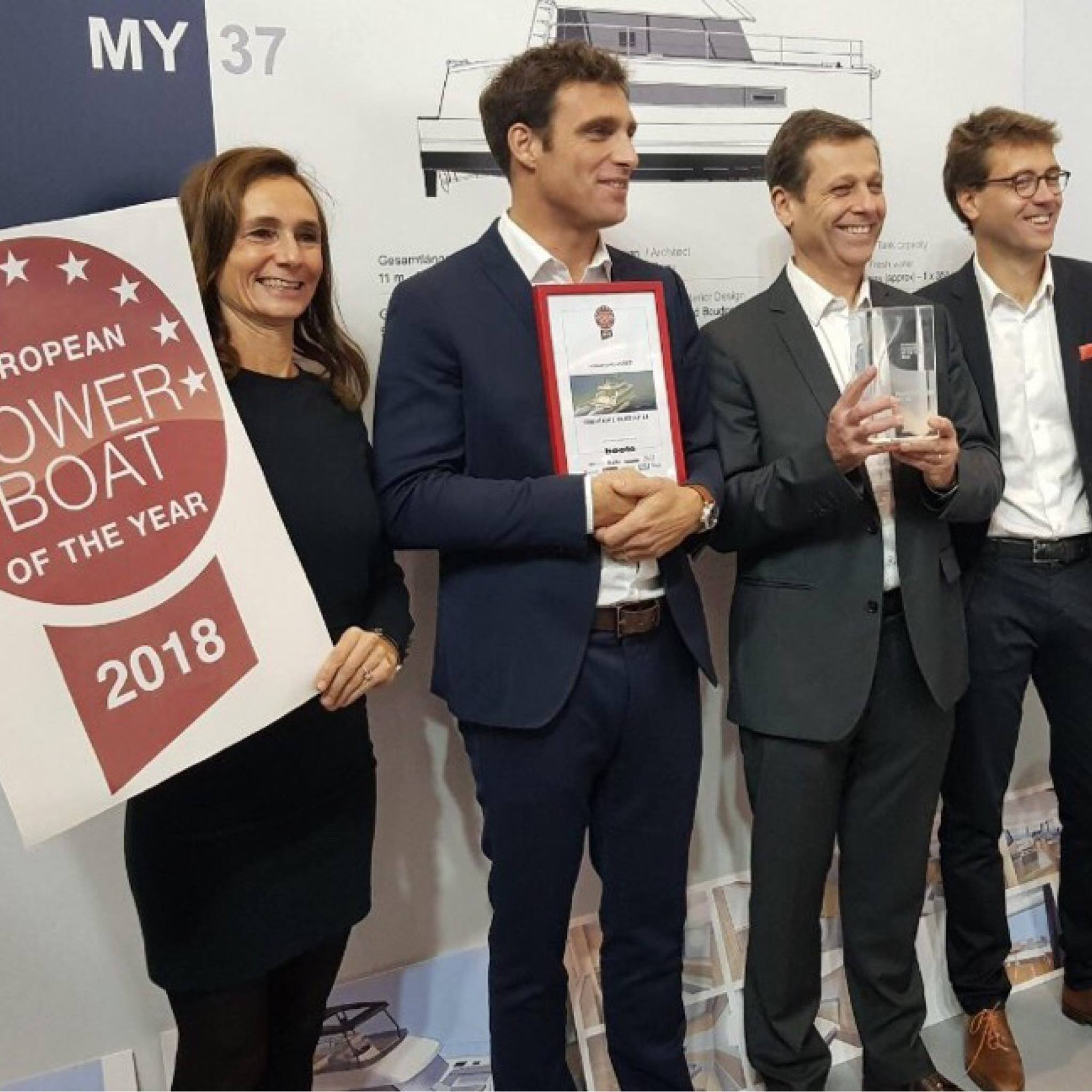 MY 44 Fountaine Pajot European Powerboat Award in BOOT Dusseldorf 2018