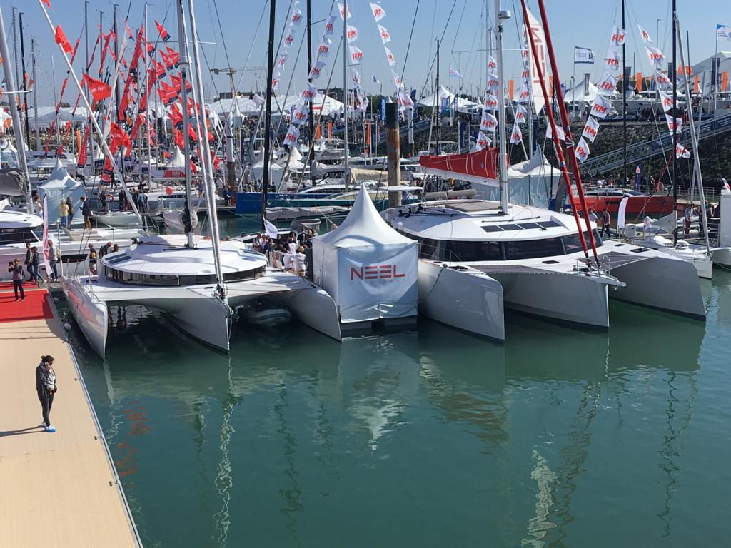 Neel trimarans at la Rochelle Grand Pavois 2018