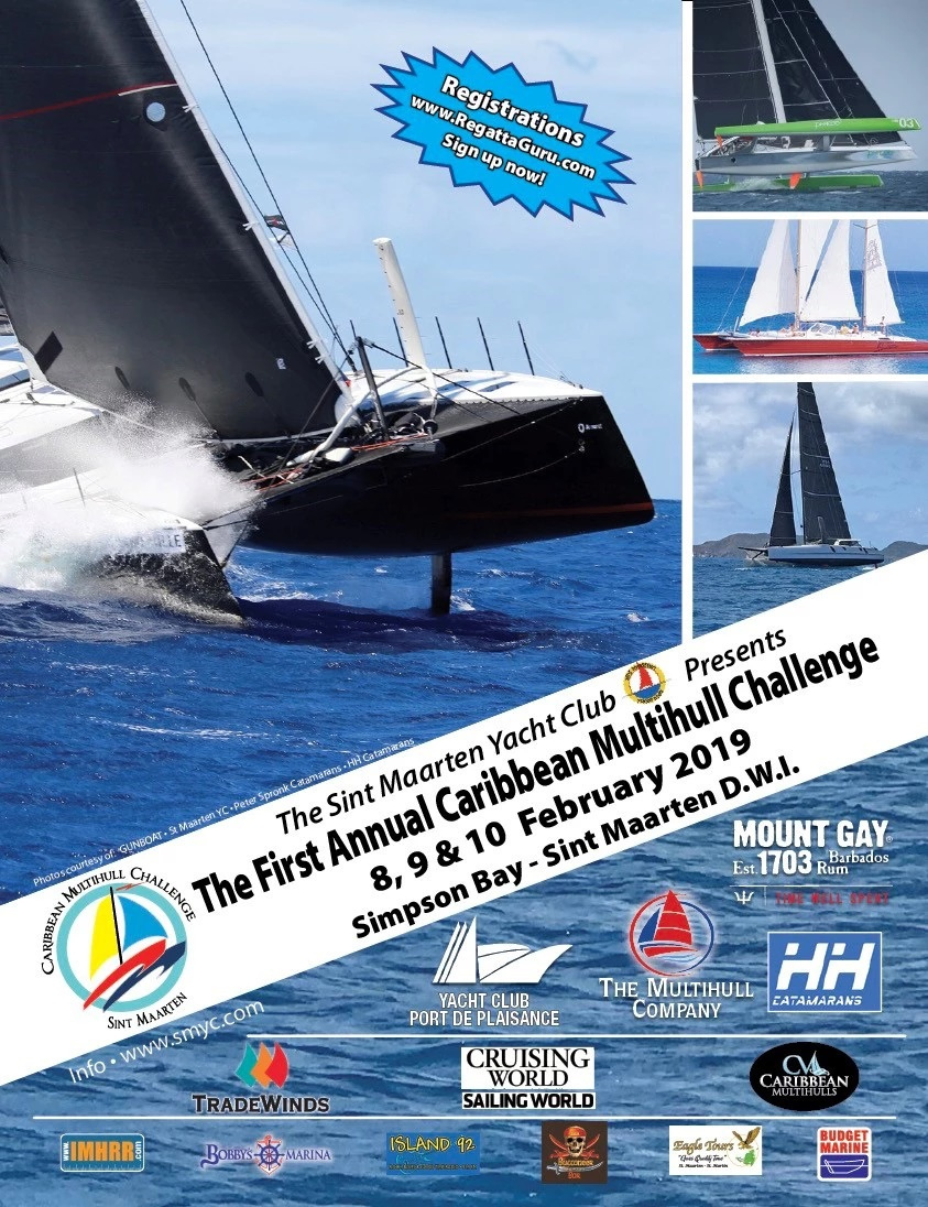 Caribbean Multihull Challenge 2019 Poster