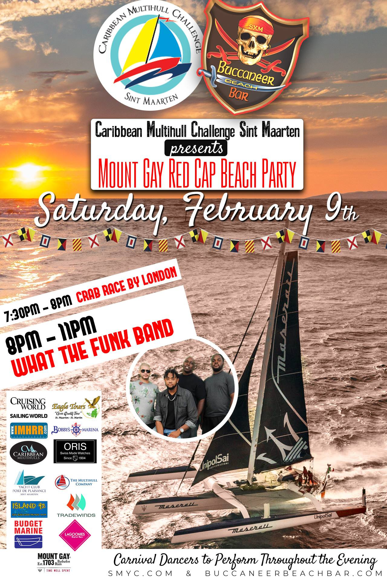 Caribbean Multihull Challenge 2019 - Beach Party