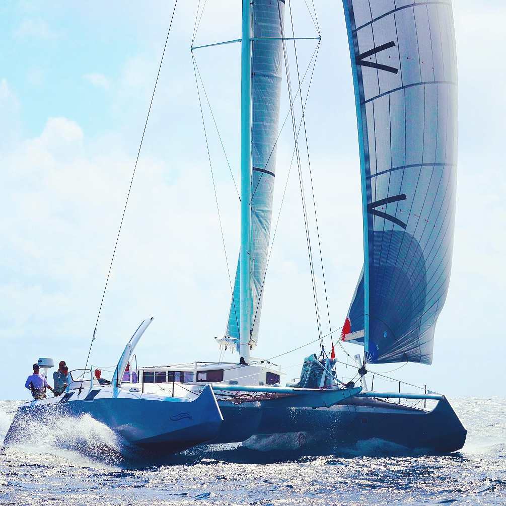 FUJIN catamaran - Caribbean Multihull Challenge 2019