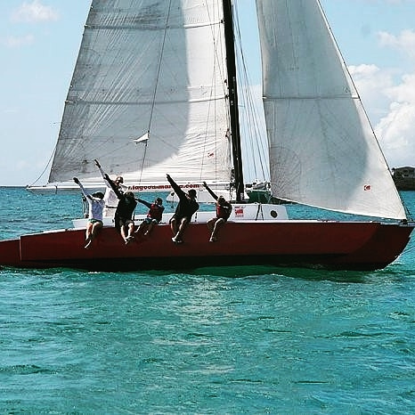 Caribbean Multihull Challenge - Trimaran LE TRI registered in St Martin