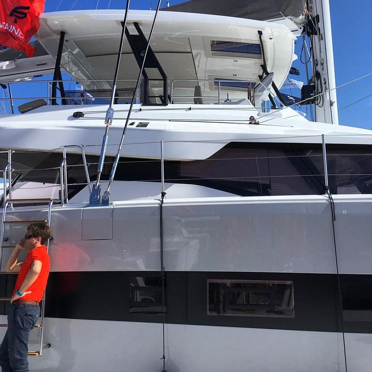 Fountaine Pajot Alegria 67 - docked at Miami Boat Show 2019