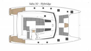 saba 50 catamaran layout