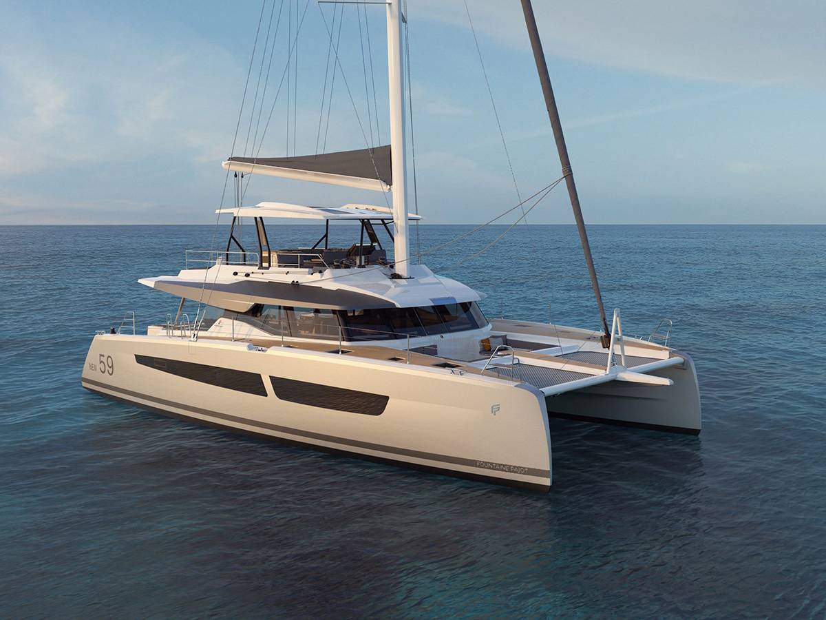 fountaine pajot new 59 sailing catamaran - 2020 specs