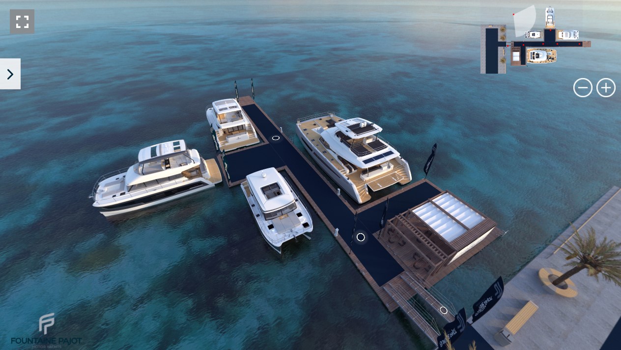 Online marina - Fountaine Pajot Motor yachts - power catamarans