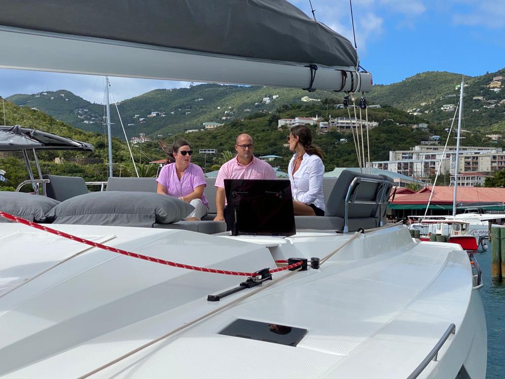 Fountaine Pajot Day at Charter House in St Thomas, US Virgin Islands, Caribbean