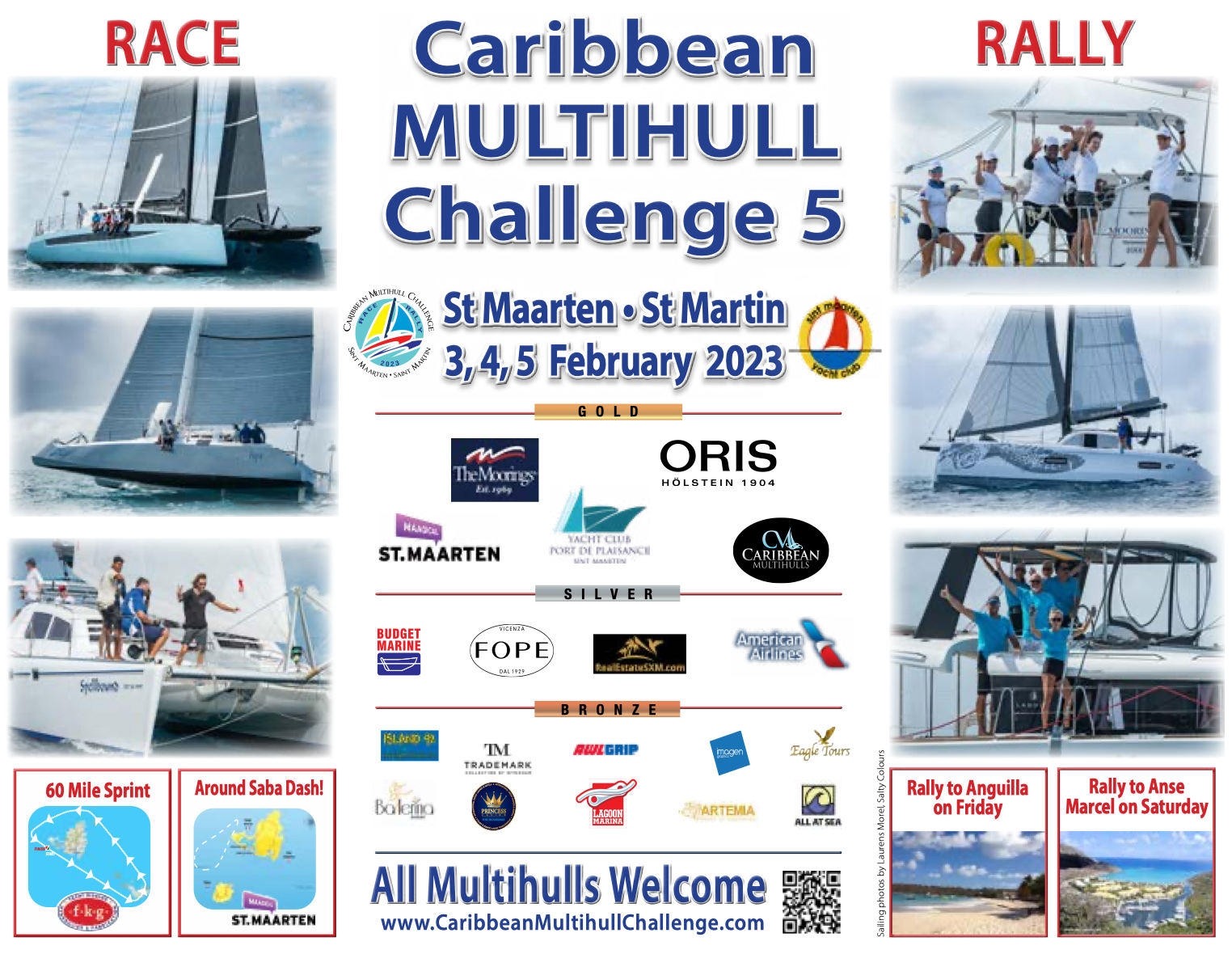 Caribbean Multihulll Challenge V - Poster of the 2023 edition
