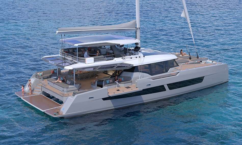 Luxury catamaran Fountaine Pajot 80 - Sailing yacht
