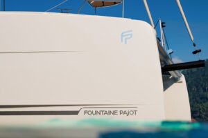 Hull of catamaran Fountaine Pajot FP 48 - For sale in the Caribbean by yacht dealer Caribbean Multihulls