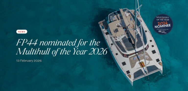 Fountaine Pajot FP 44 catamaran nominated for Multihull of the Year 2026