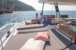 Flybridge de Fountaine Pajot Samana 59 - Vente par le concessionnaire Caribbean Multihulls