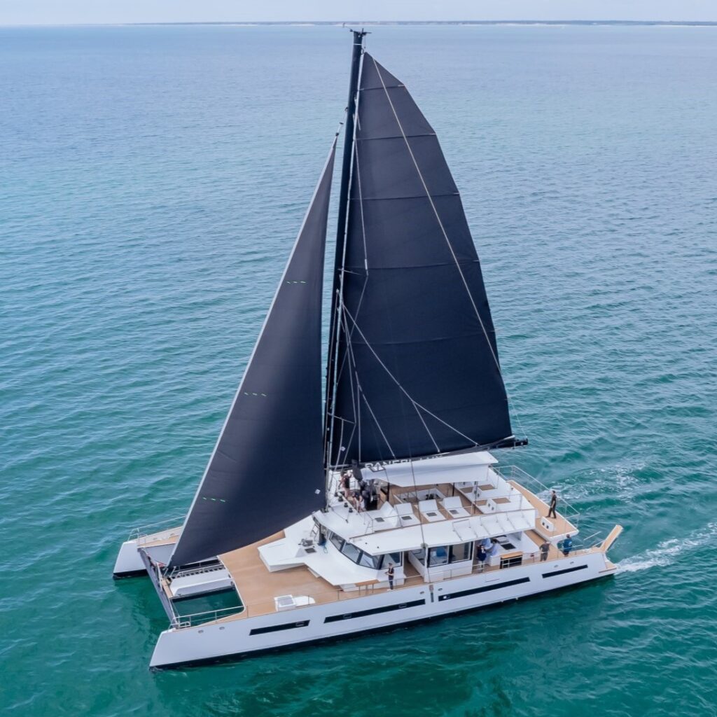 DAY 1 LOUNGE charter boat range - Passenger sailing catamarans