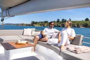 Flybridge - Fountaine Pajot FP48 sailing catamaran - for sale by Caribbean Multihulls yacht dealer